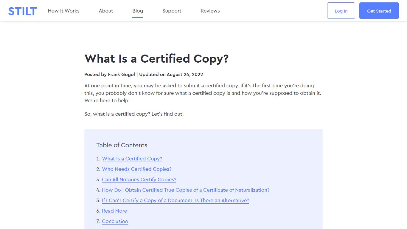 COMPLETE guide to certified copies in the U.S. [2022] - Stilt Blog